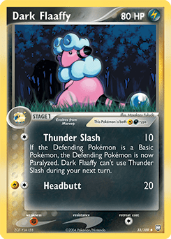Dark Flaaffy #33 from Team Rocket Returns