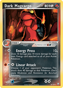 Dark Magcargo #38 from Team Rocket Returns