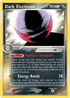 Dark Electrode #4 from Team Rocket Returns