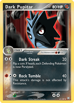 Dark Pupitar #41 from Team Rocket Returns