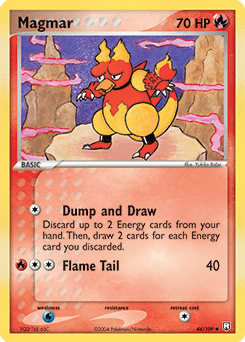 Magmar #44 from Team Rocket Returns