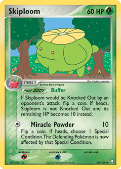 Skiploom #49 from Team Rocket Returns