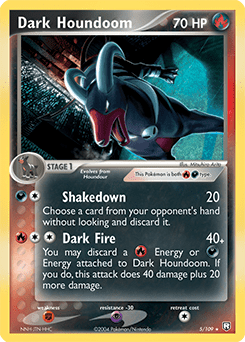 Dark Houndoom #5 from Team Rocket Returns