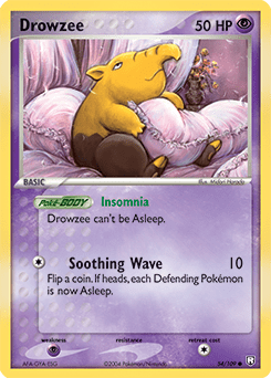 Drowzee #54 from Team Rocket Returns