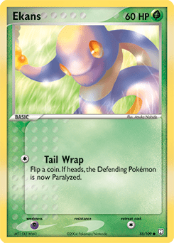 Ekans #55 from Team Rocket Returns