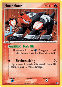 Houndour #60 from Team Rocket Returns