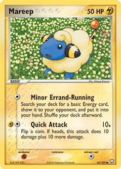 Mareep #67 from Team Rocket Returns