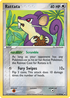Rattata #71 from Team Rocket Returns