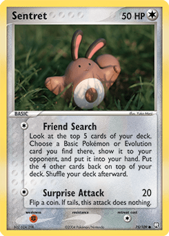 Sentret #75 from Team Rocket Returns