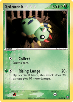 Spinarak #78 from Team Rocket Returns