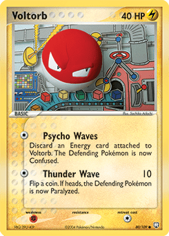Voltorb #80 from Team Rocket Returns