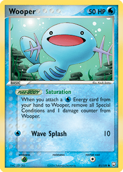 Wooper #81 from Team Rocket Returns