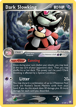 Dark Slowking #9 from Team Rocket Returns