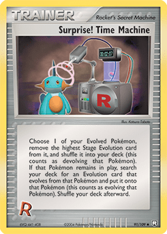 Surprise! Time Machine #91 from Team Rocket Returns