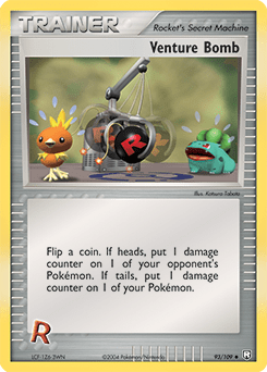 Venture Bomb #93 from Team Rocket Returns