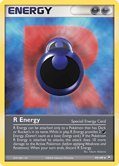 R Energy #95 from Team Rocket Returns