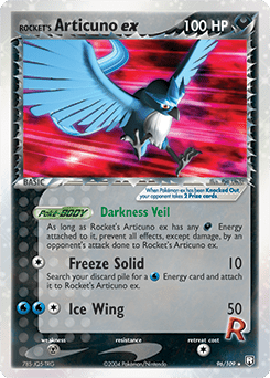 Rocket's Articuno ex #96 by Ryo Ueda