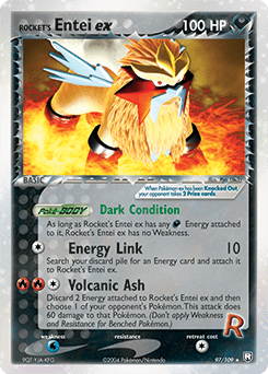 Rocket's Entei ex #97 by Ryo Ueda