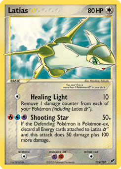 Latias Star #105 from Deoxys