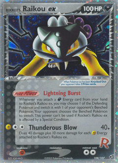 Rocket's Raikou ex #108 by Ryo Ueda
