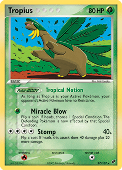 Tropius #27 from Deoxys
