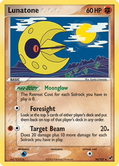 Lunatone #36 from Deoxys
