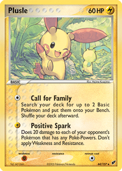 Plusle #44 from Deoxys