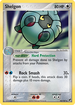 Shelgon #45 from Deoxys