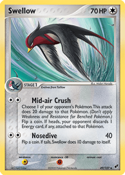 Swellow #49 from Deoxys