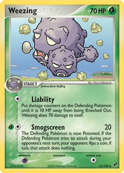 Weezing #51 from Deoxys