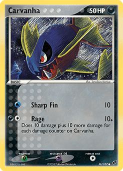 Carvanha #56 from Deoxys