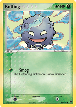 Koffing #62 from Deoxys