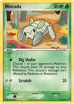 Nincada #67 from Deoxys