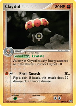 Claydol #24 from Emerald