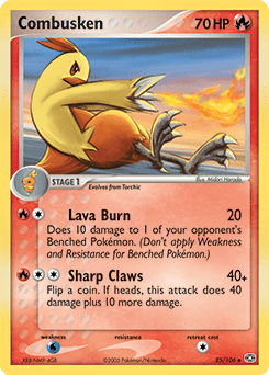 Combusken #25 from Emerald