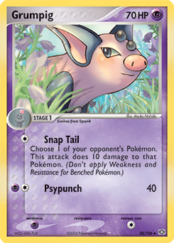 Grumpig #30 from Emerald