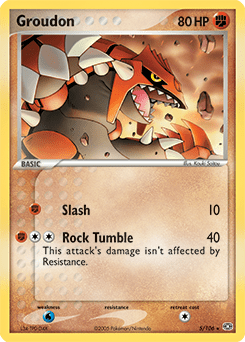 Groudon #5 from Emerald