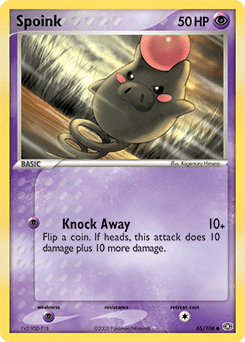 Spoink #65 from Emerald