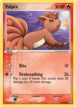 Vulpix #72 from Emerald