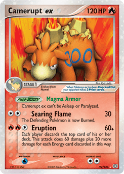 Camerupt ex #92 from Emerald