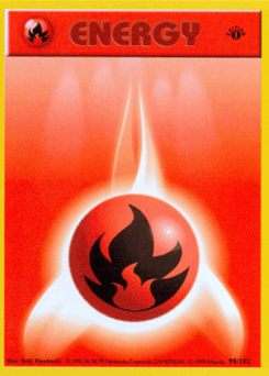 Fire Energy #10 from EX Trainer Kit (Red)