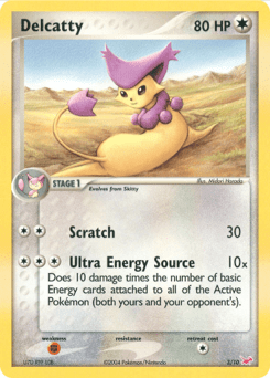 Delcatty #3 from EX Trainer Kit (Red)