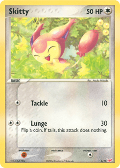 Skitty #6 from EX Trainer Kit (Red)