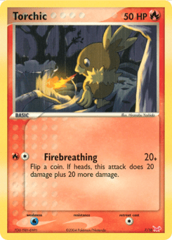 Torchic #7 from EX Trainer Kit (Red)