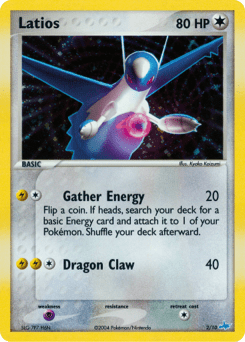 Latios #2 from EX Trainer Kit (Blue)