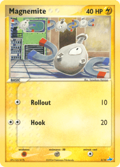 Magnemite #4 from EX Trainer Kit (Blue)