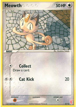 Meowth #4 from EX Trainer Kit 2 (Red)
