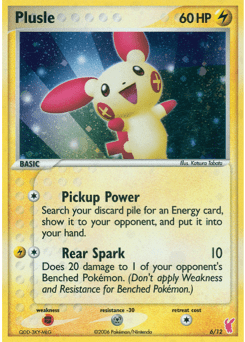 Plusle #6 from EX Trainer Kit 2 (Red)