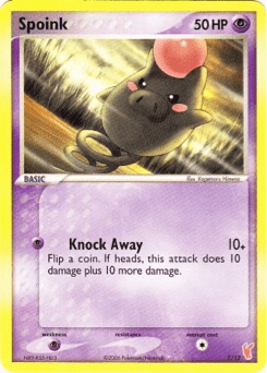 Spoink #7 from EX Trainer Kit 2 (Red)