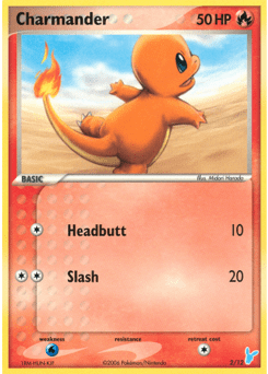 Charmander #2 from EX Trainer Kit 2 (Blue)